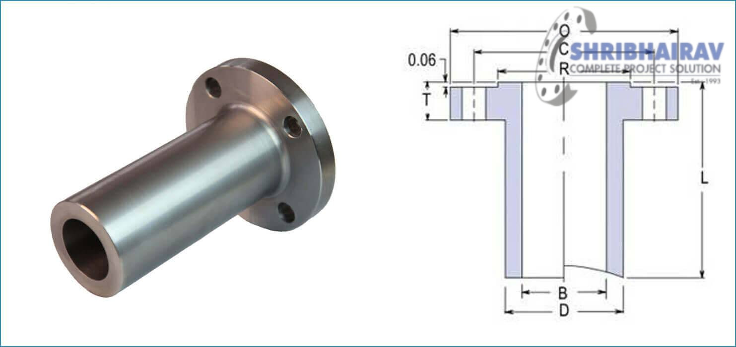 ASTM F467 Monel 200 / 201 Long Weld Neck Flanges